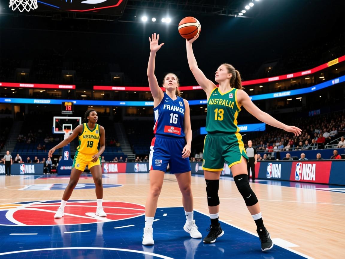 法国女篮力克澳大利亚,将晋级半决赛 第2张