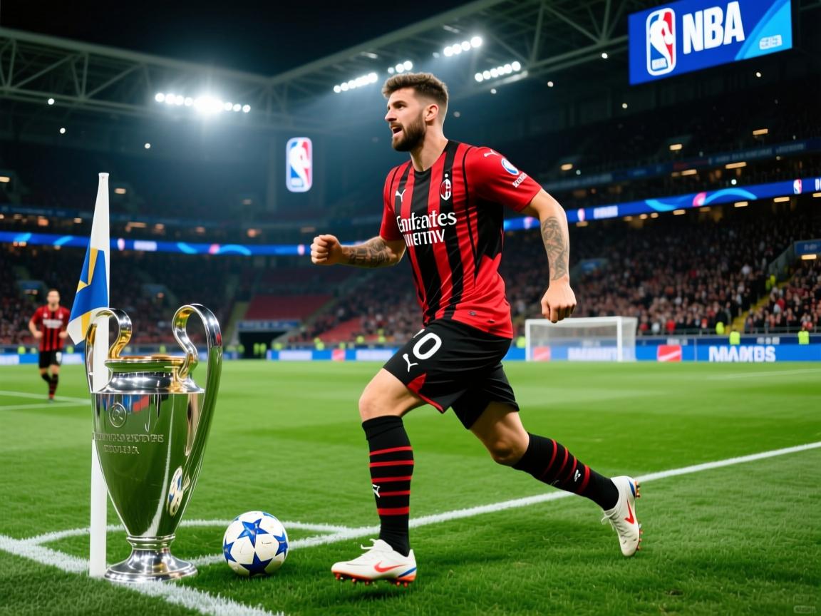 狂胜AC米兰,安莎尔罗获欧冠赛点名 第2张